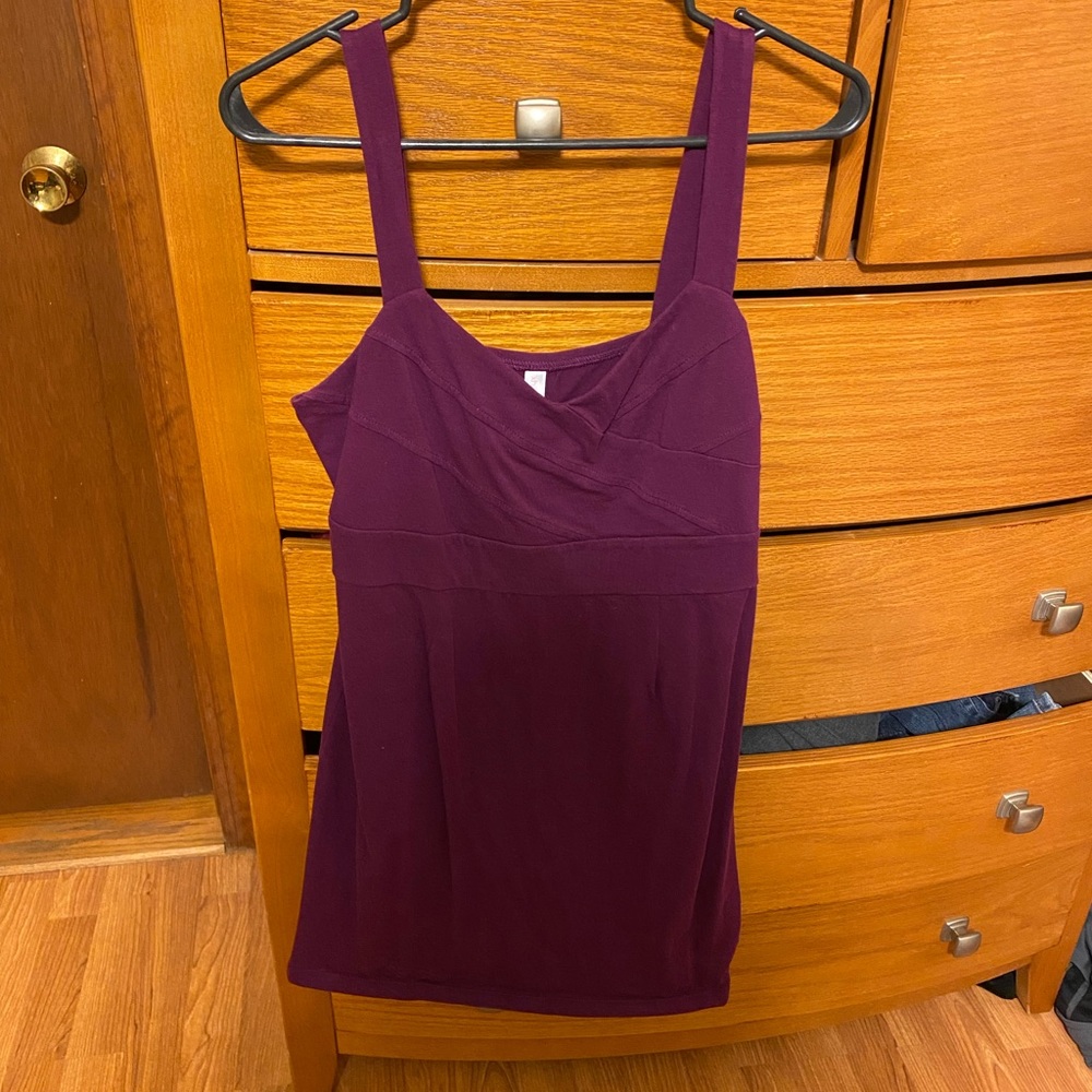Purple bodycon dress
